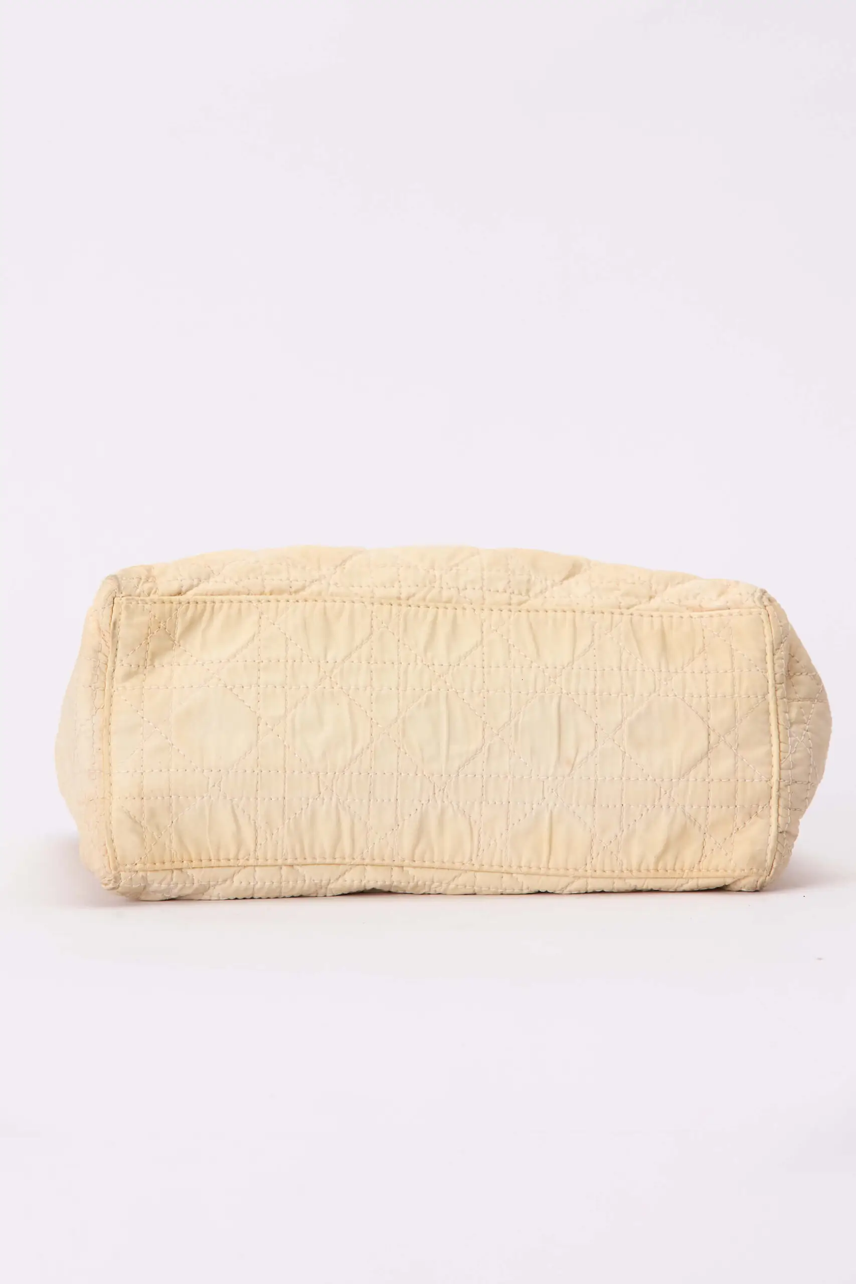 Lady Dior Ivory Cloth Handbag 4 Lady Dior Ivory Cloth Handbag - Image 4