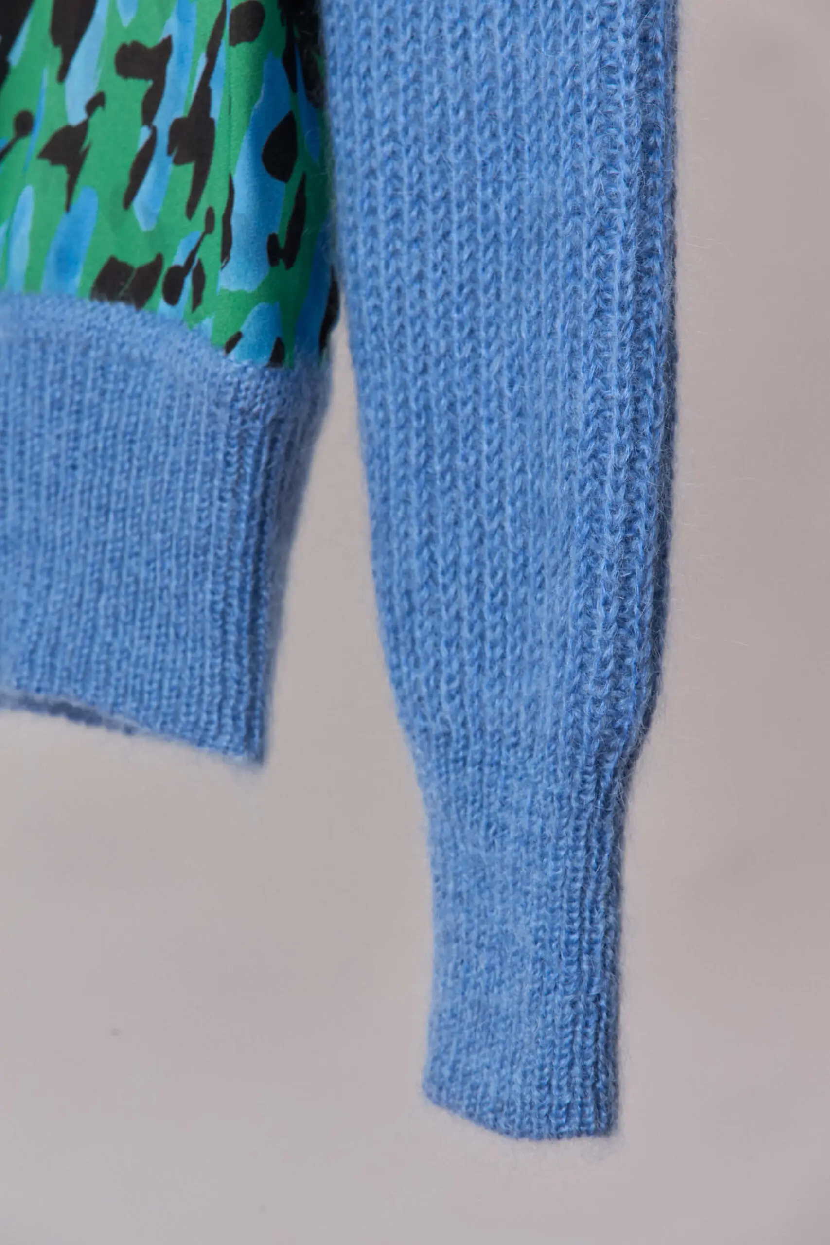 Printed Mohair And Viscose Blend Cardigan 6 Printed Mohair And Viscose Blend Cardigan - Image 6