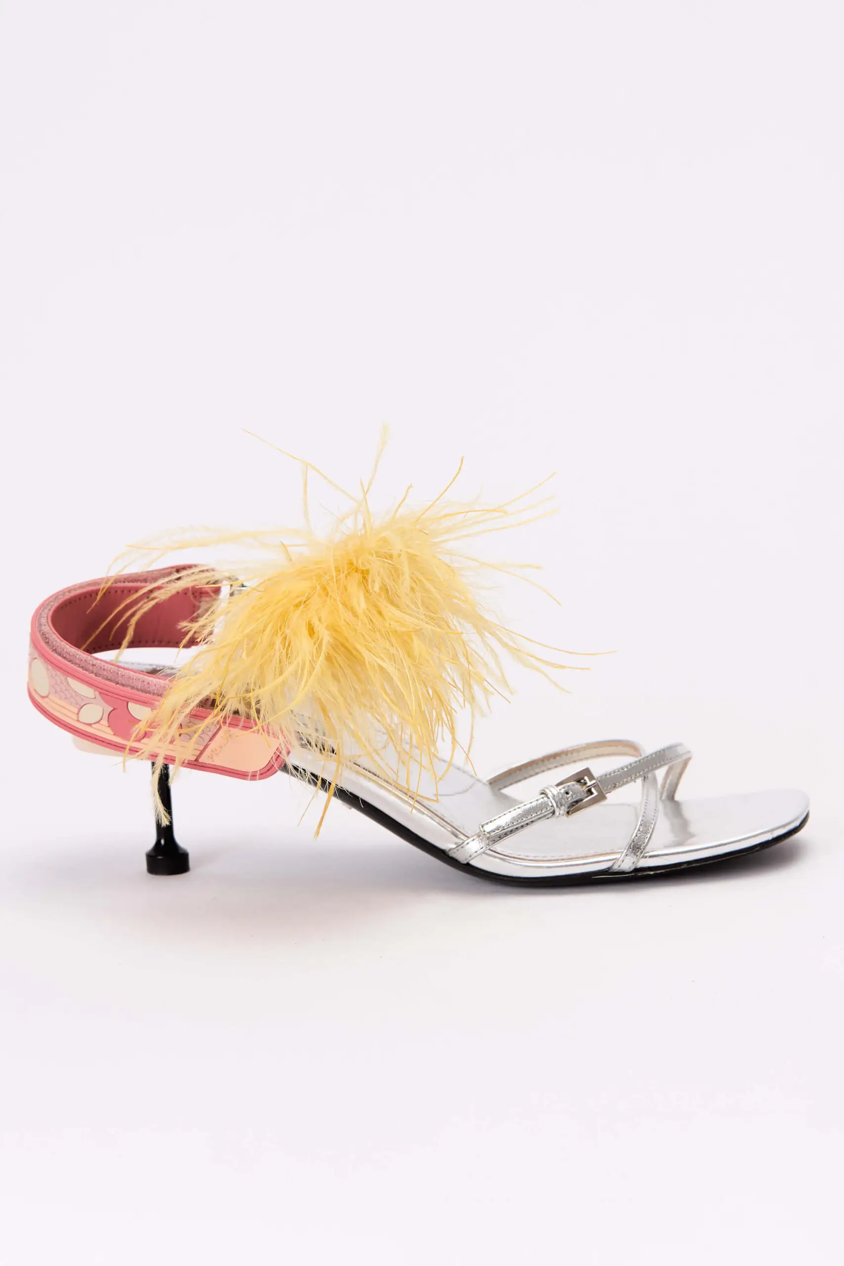 Sandals With Ostrich Feather 3 Sandals With Ostrich Feather - Image 3