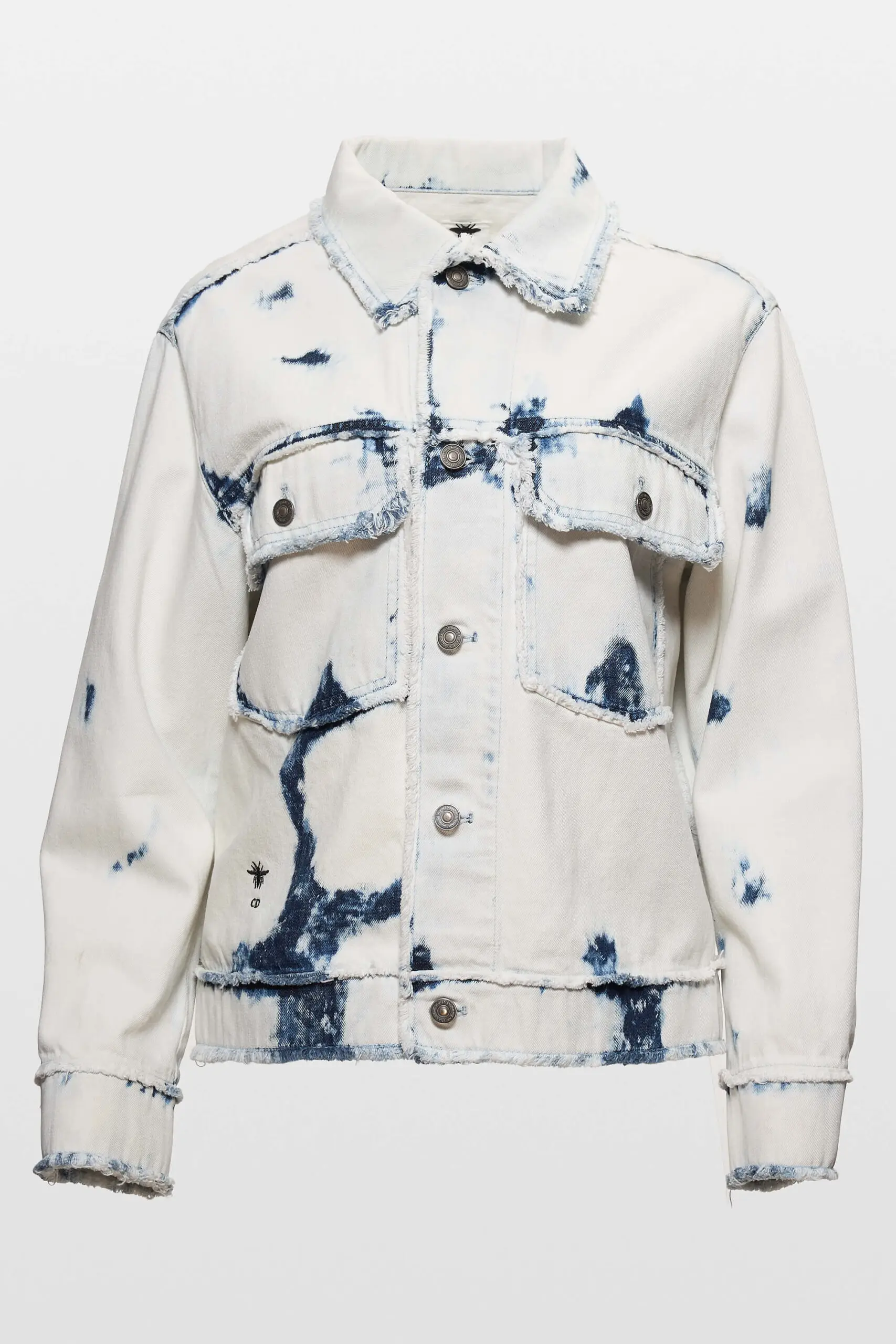 Acid Button Up Waked Out Denim Jacket 10 Acid Button Up Waked Out Denim Jacket - Image 10