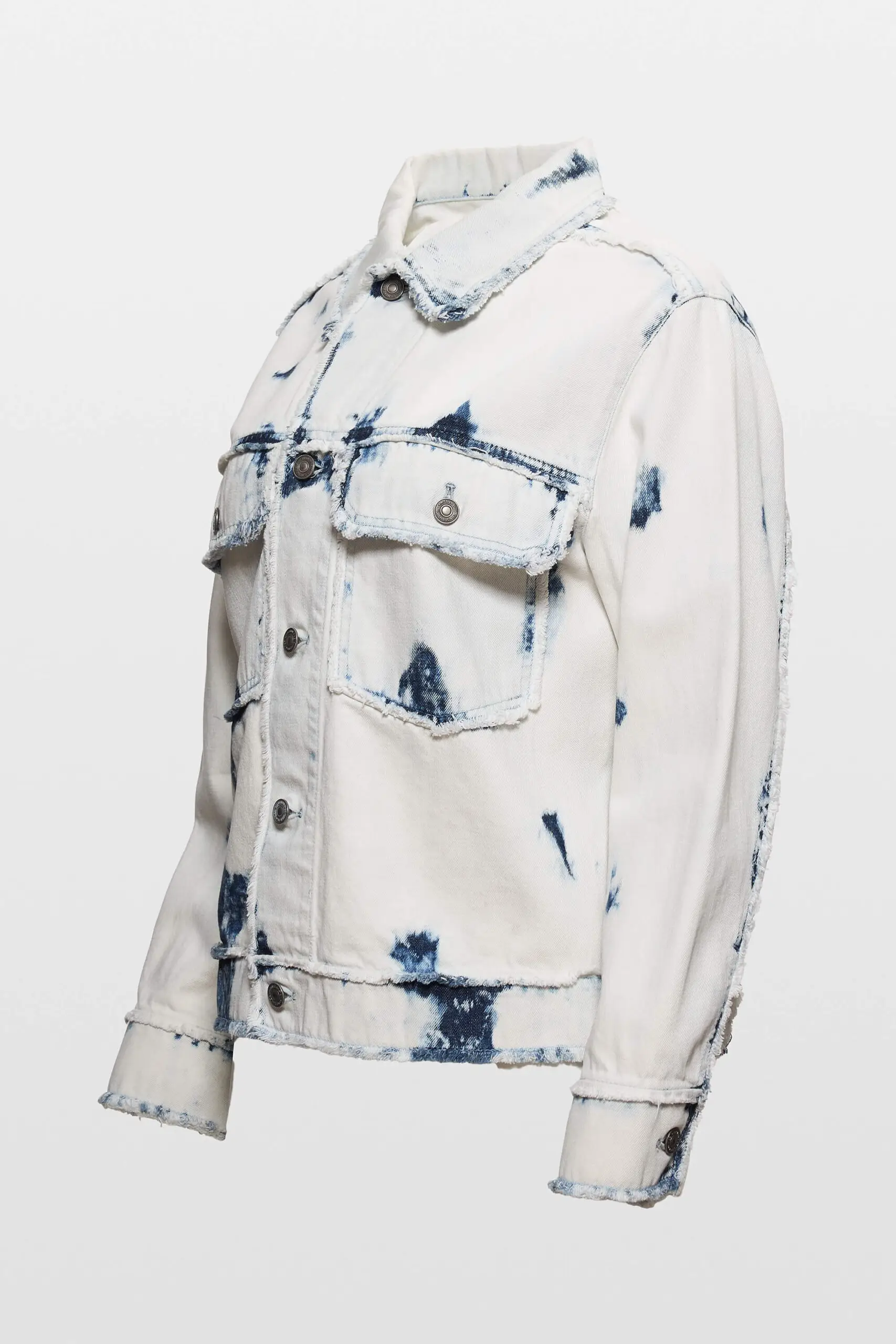 Acid Button Up Waked Out Denim Jacket 11 Acid Button Up Waked Out Denim Jacket - Image 11