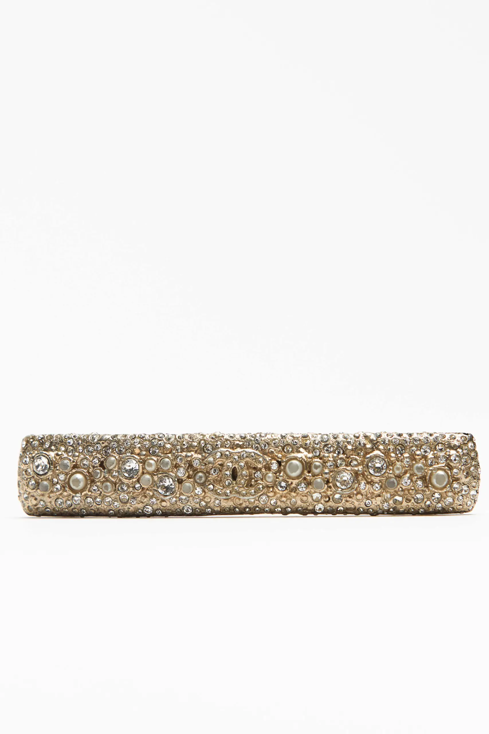 Hair Clip Barrette With Cristals And Faux Pearls 1 Hair Clip Barrette With Cristals And Faux Pearls