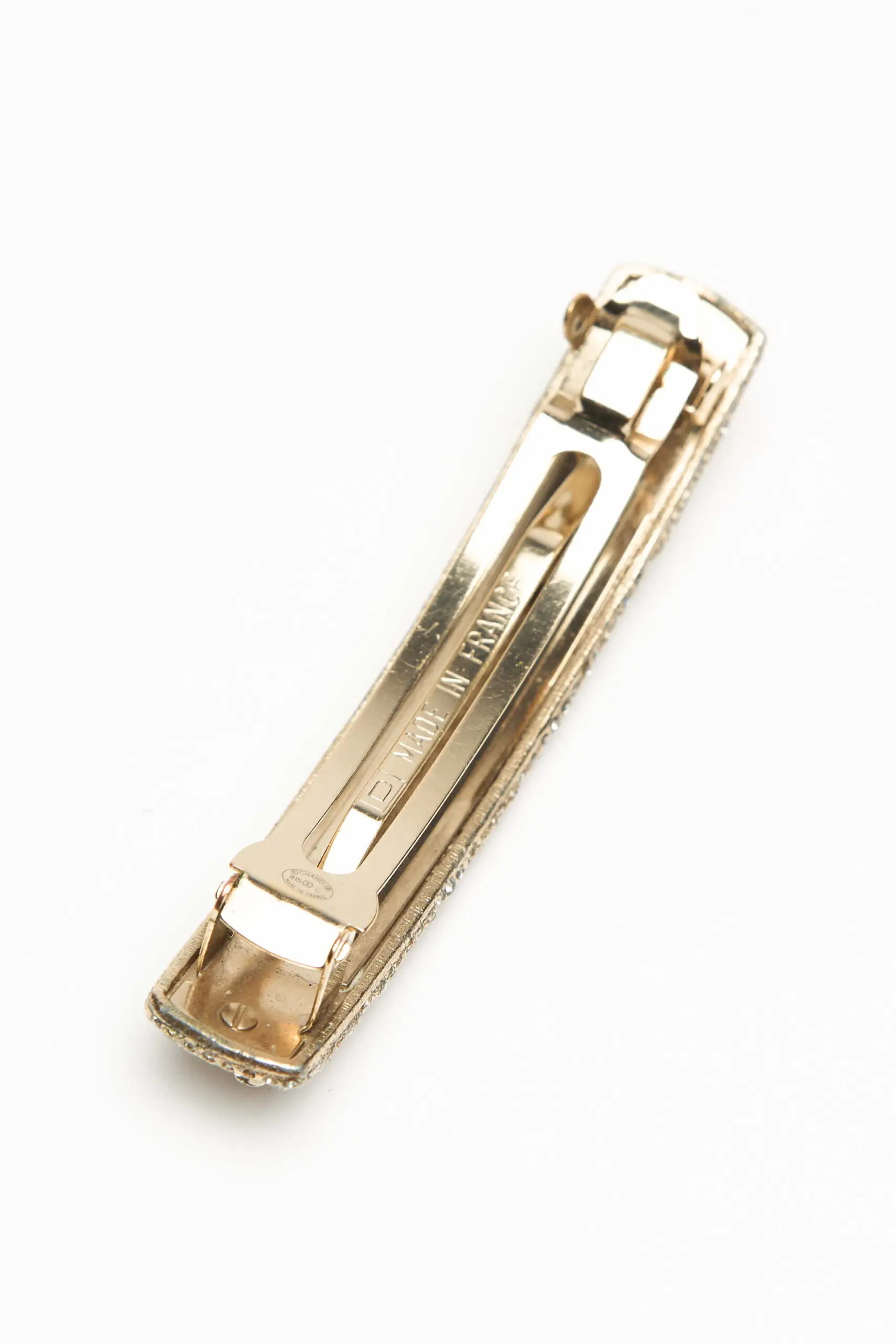 Hair Clip Barrette With Cristals And Faux Pearls 3 Hair Clip Barrette With Cristals And Faux Pearls