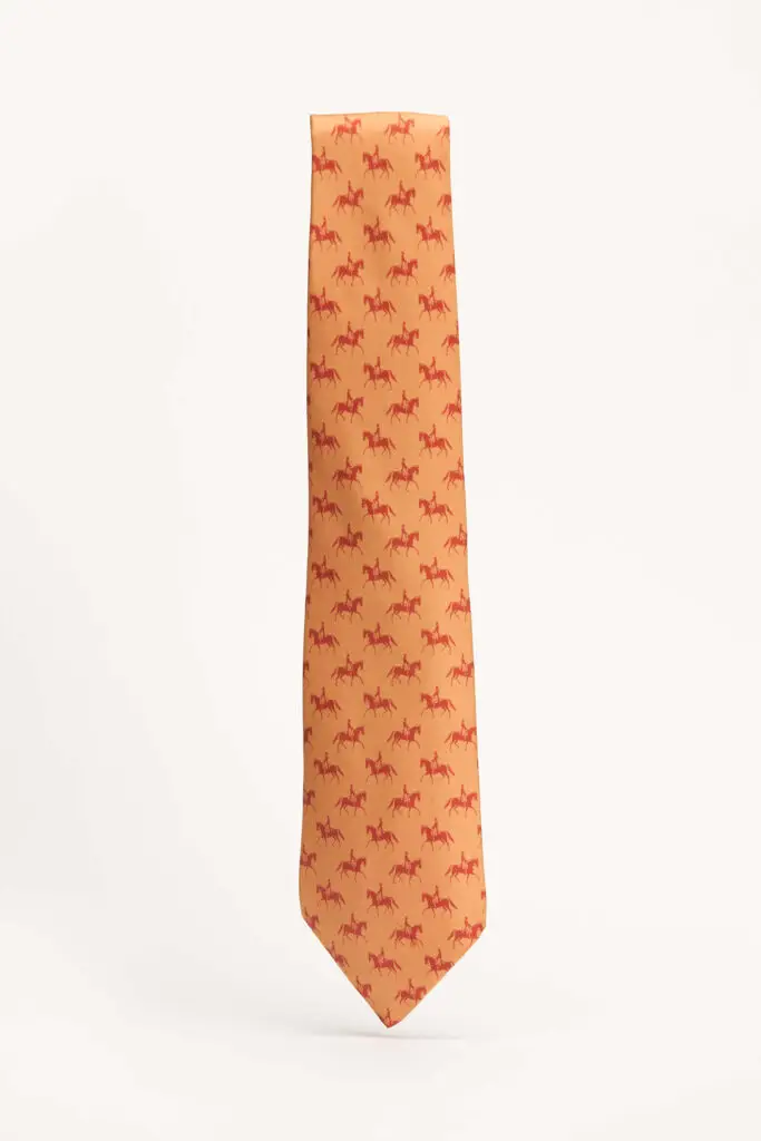 Equestrian Pattern Tie