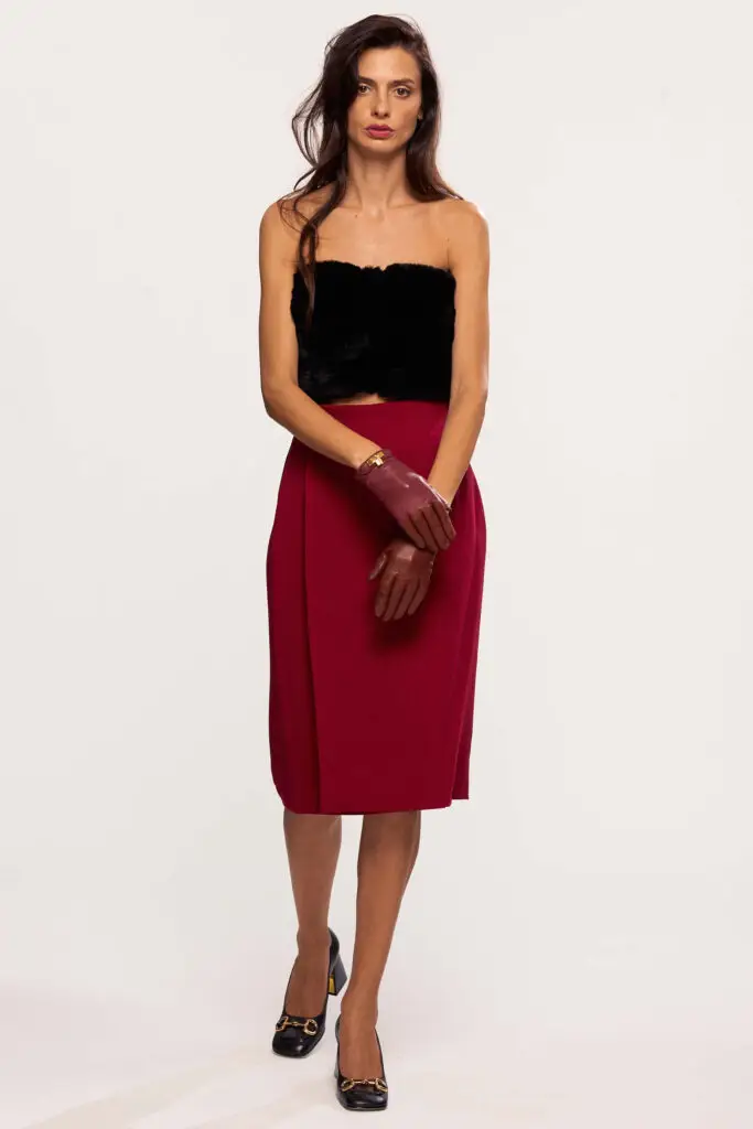 Wool Wrap Skirt