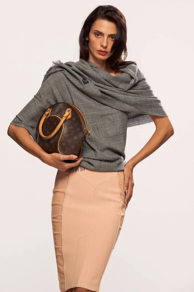 Ellipse Leather Handbag