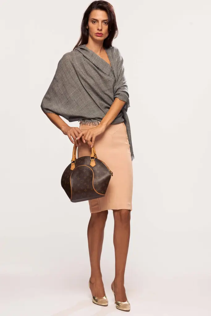 Ellipse Leather Handbag