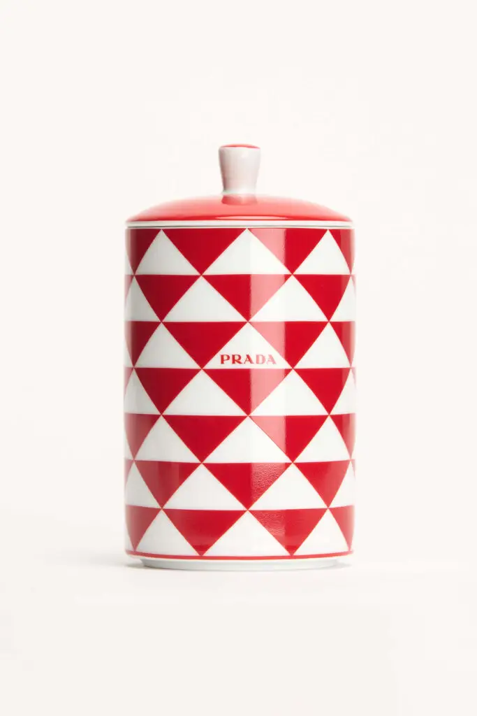 Porcelain Scented Candle Checkerboard