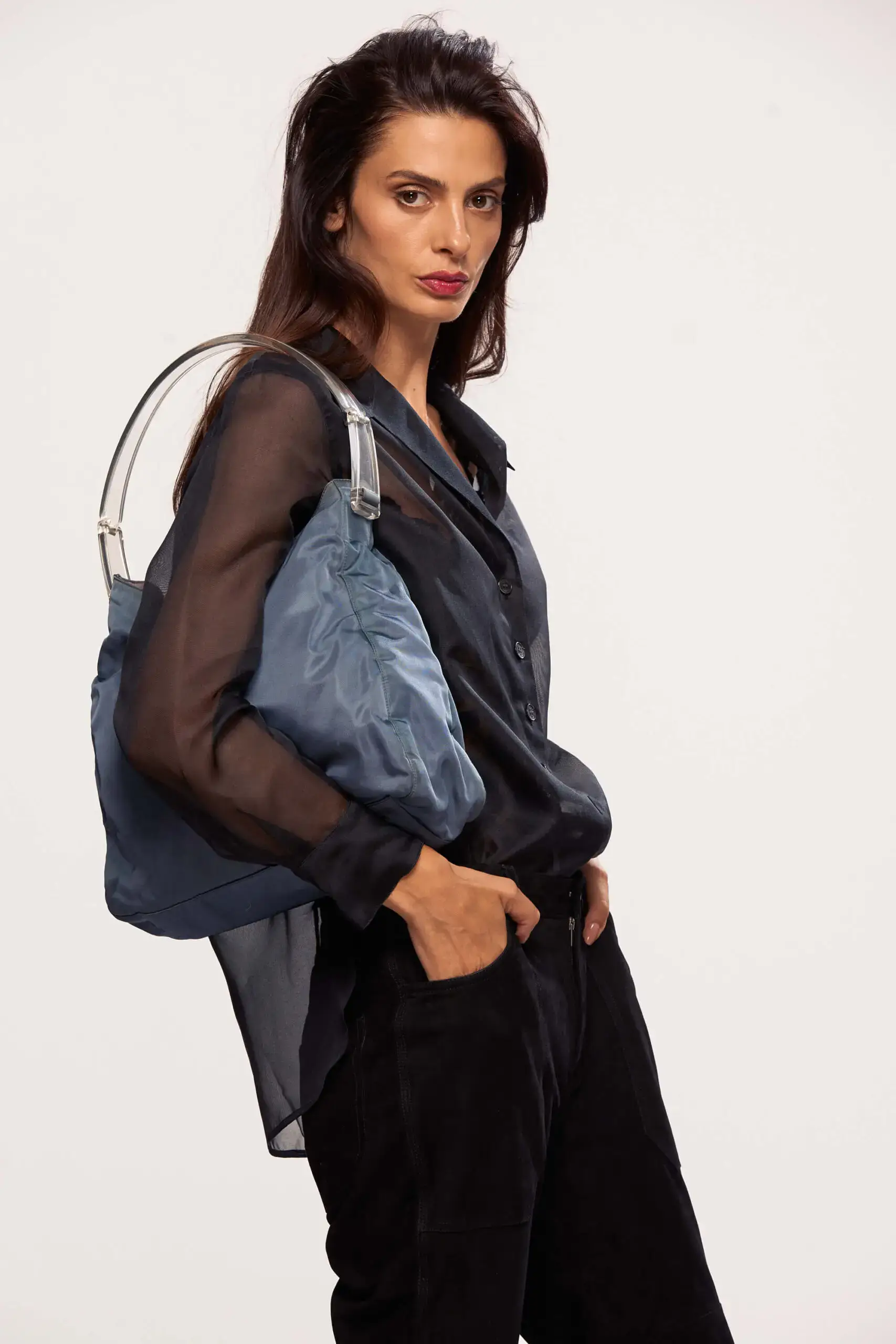 Tessuto Nylon Shoulder Bag 4 Tessuto Nylon Shoulder Bag