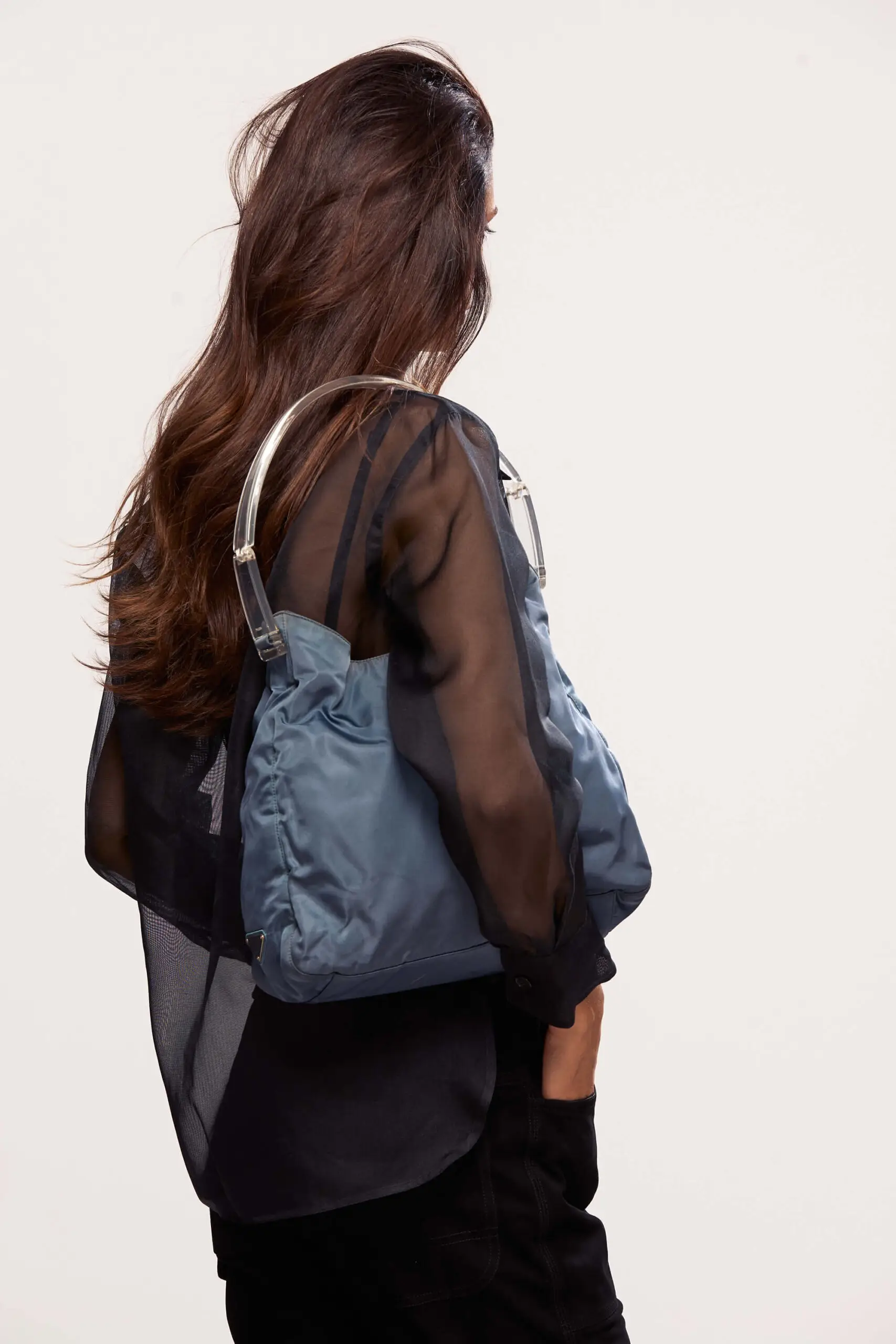 Tessuto Nylon Shoulder Bag 5 Tessuto Nylon Shoulder Bag