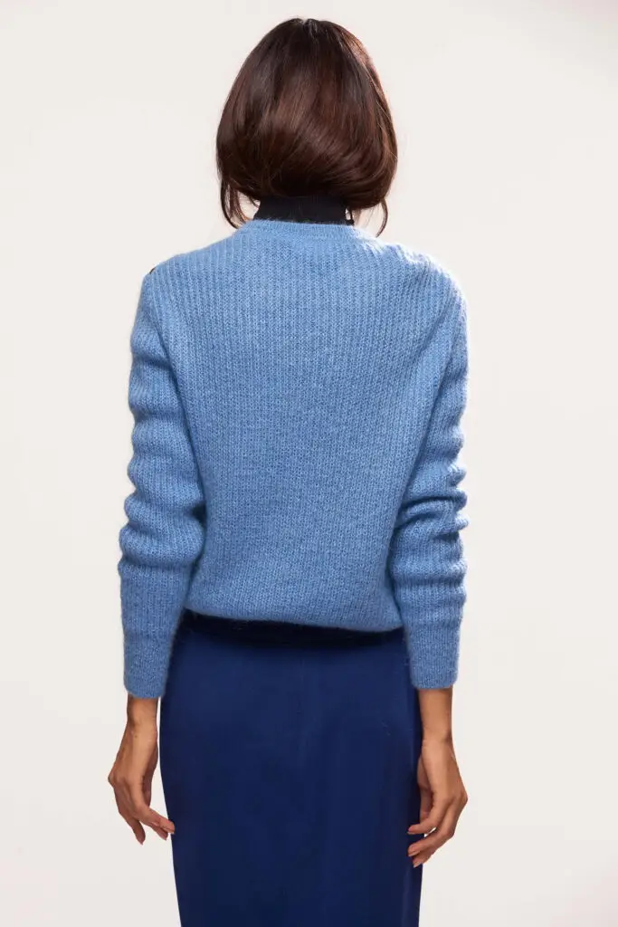 Printed Mohair And Viscose Blend Cardigan