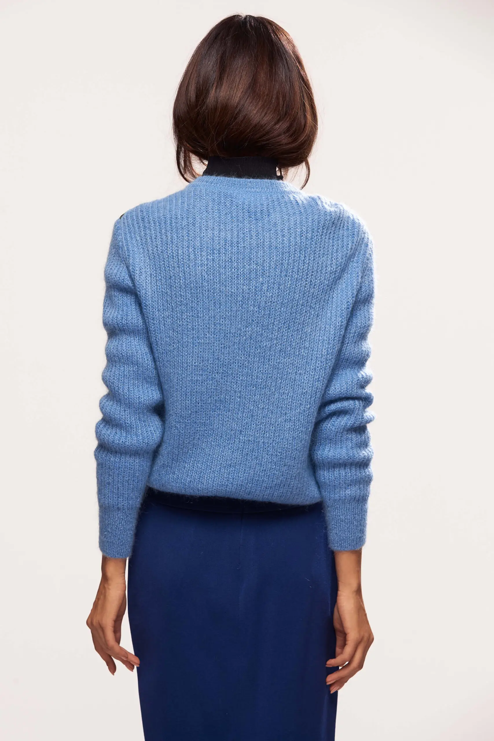 Printed Mohair And Viscose Blend Cardigan 3 Printed Mohair And Viscose Blend Cardigan