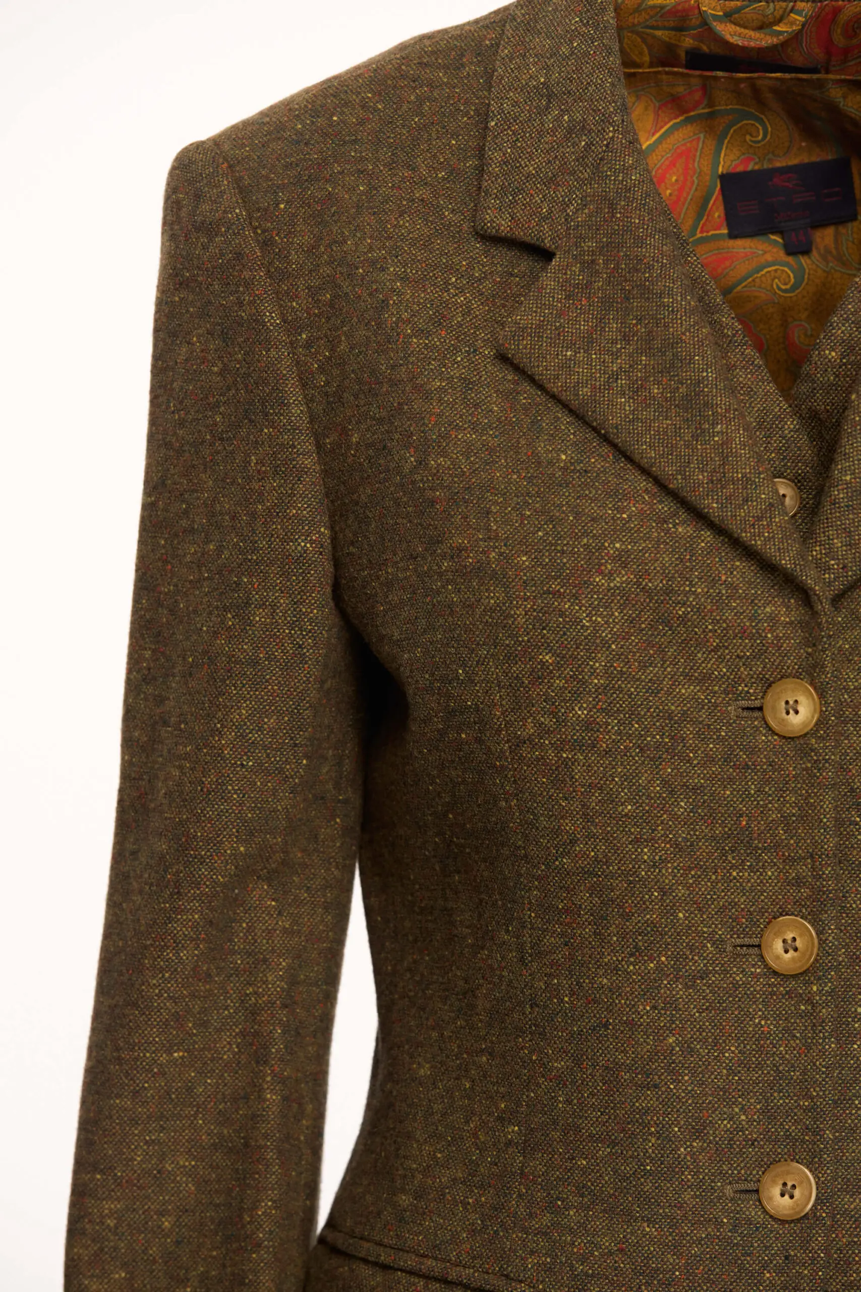 Tweed Wool Blazer And Waistcoat Set 2 Tweed Wool Blazer And Waistcoat Set