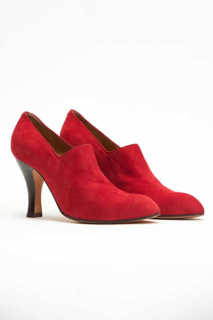 Suede Ankle Pumps