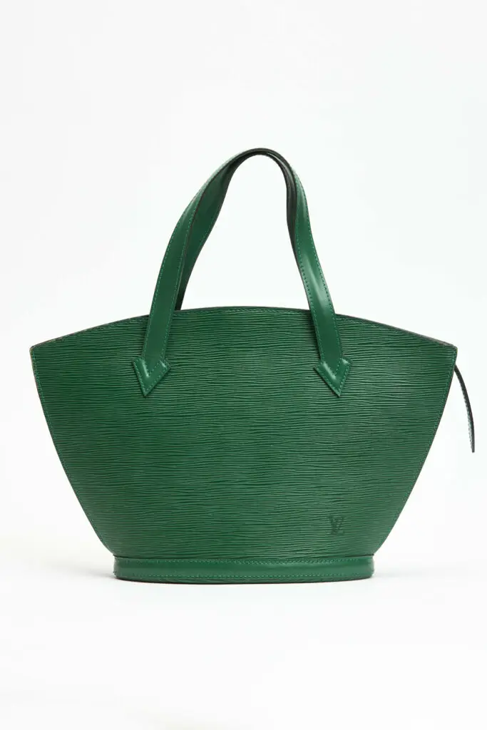 Saint Jacques Leather Green Tote