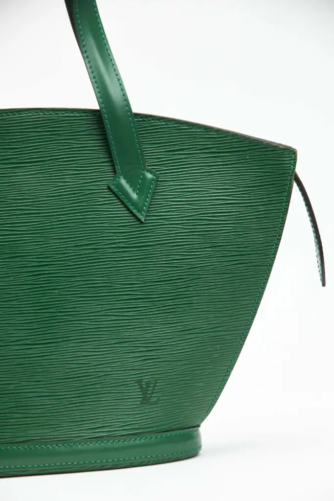 Saint Jacques Leather Green Tote