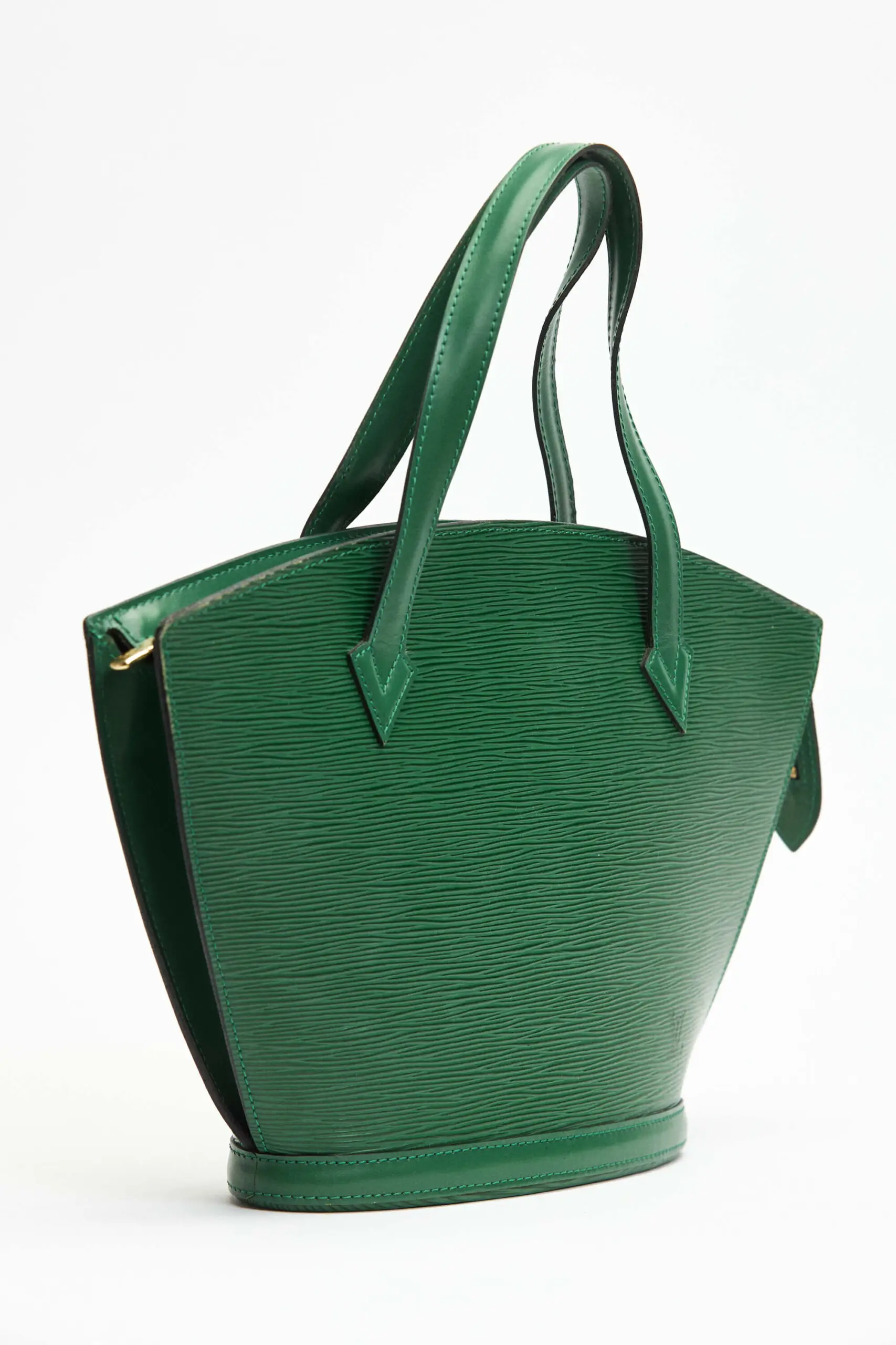 Saint Jacques Leather Green Tote 3 Saint Jacques Leather Green Tote