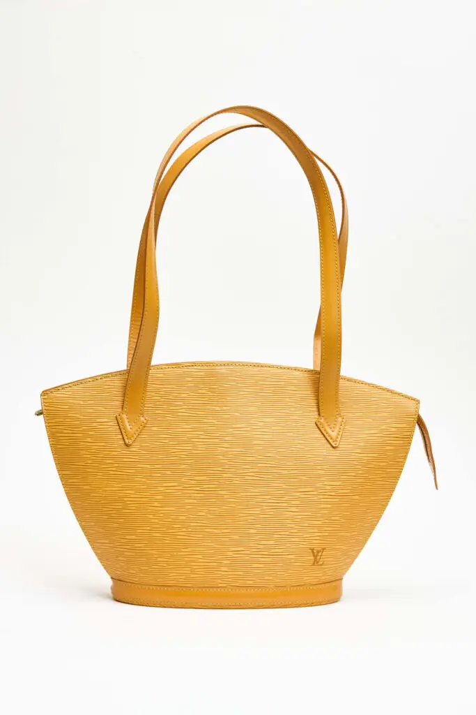 Saint Jacques Leather Yellow Tote