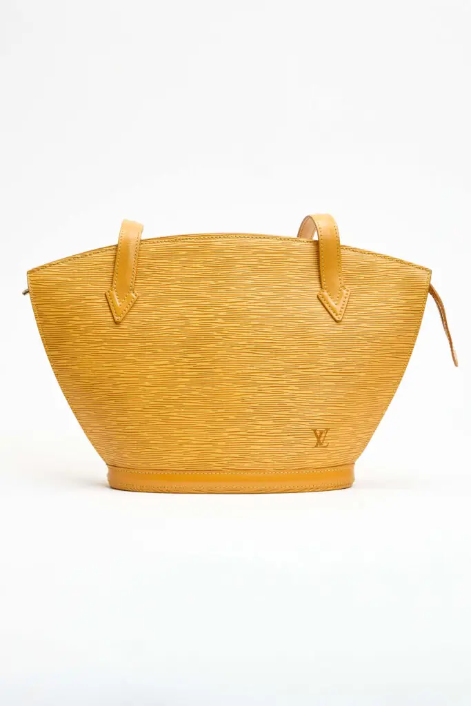 Saint Jacques Leather Yellow Tote