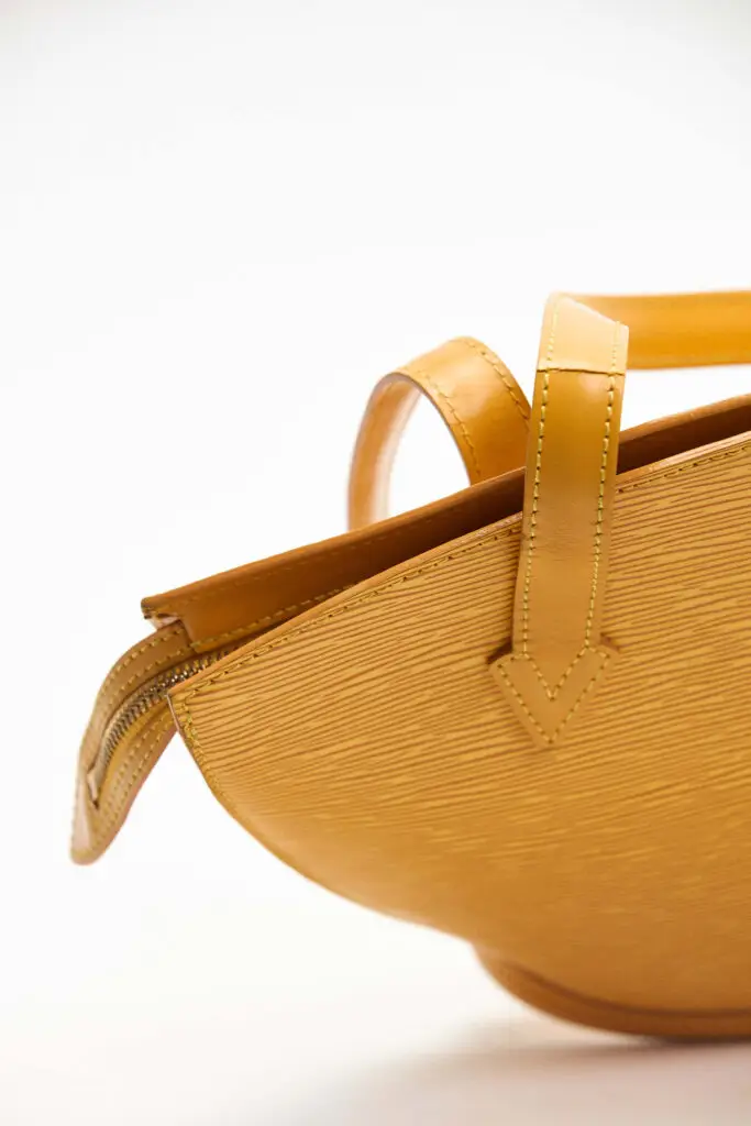 Saint Jacques Leather Yellow Tote