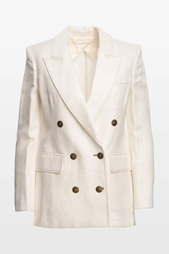 Verace Double Breasted Linen Blazer