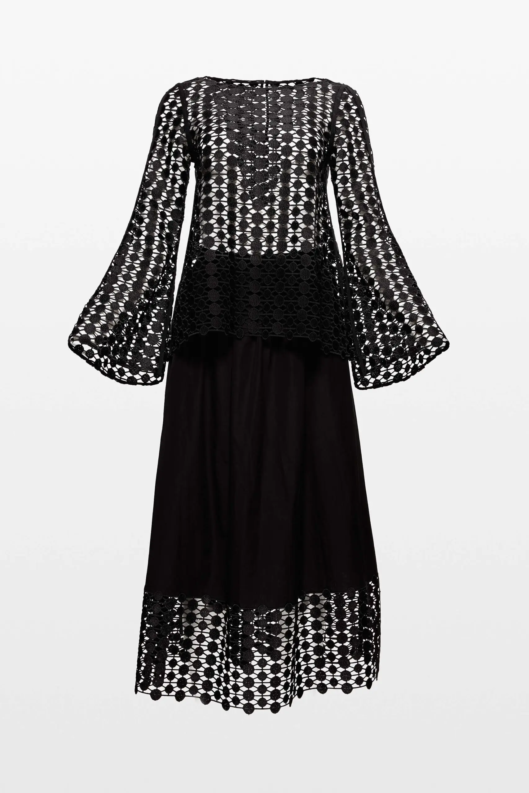 Geometric Lace Two-Piece Set 1 Geometric Lace Two-Piece Set