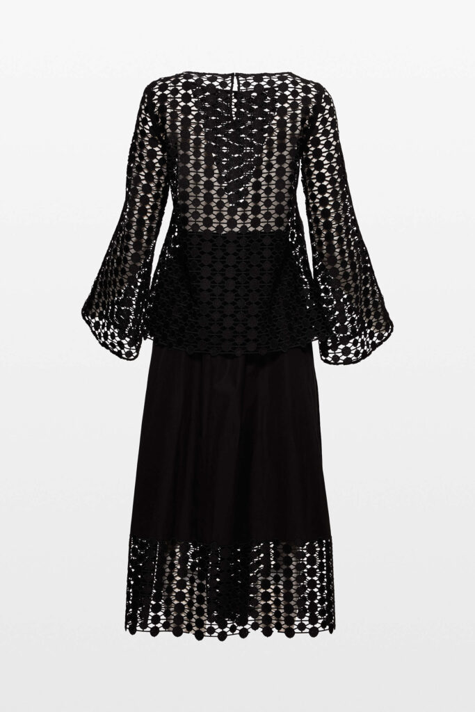 Geometric Lace Two-Piece Set