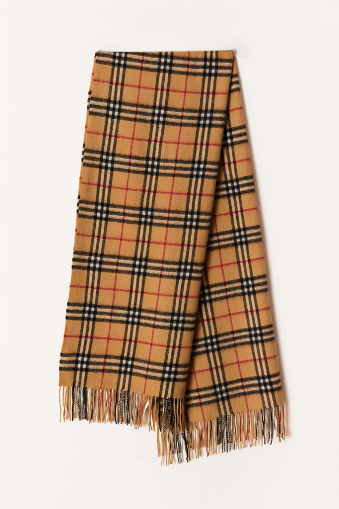 Nova Check Cashmere Scarf Stoles