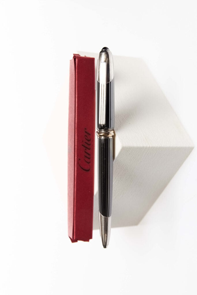 Cougar Ballpoint Pen in Titanium Silver