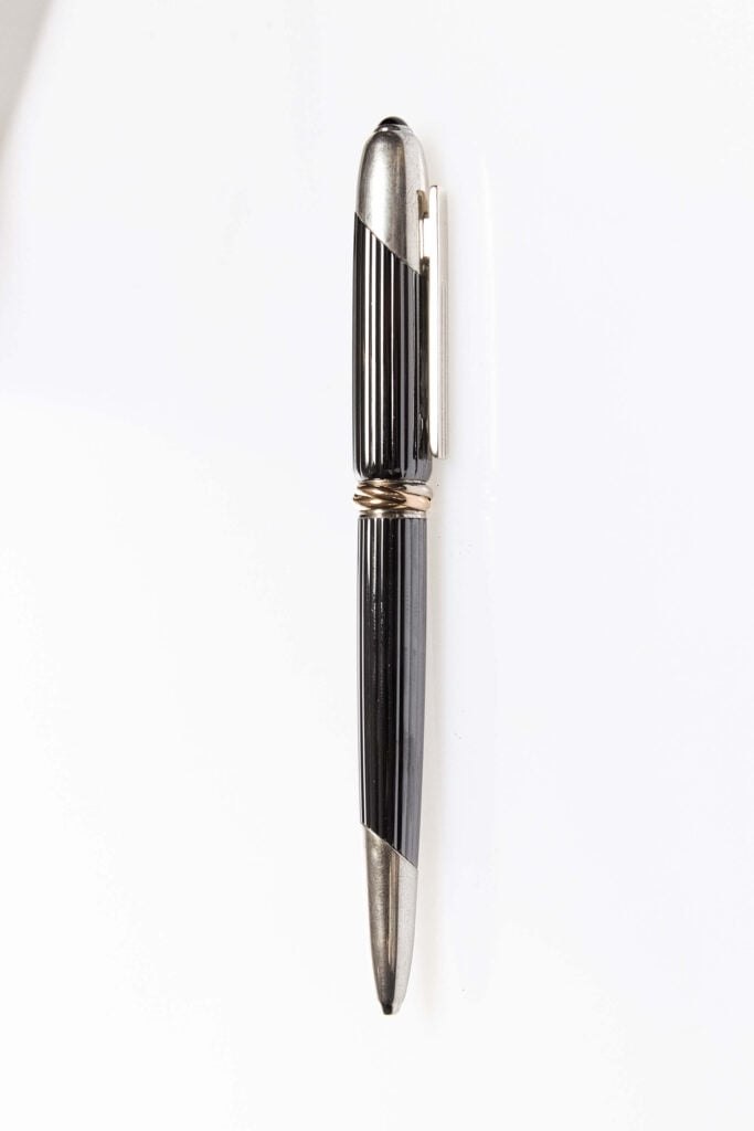 Cougar Ballpoint Pen in Titanium Silver