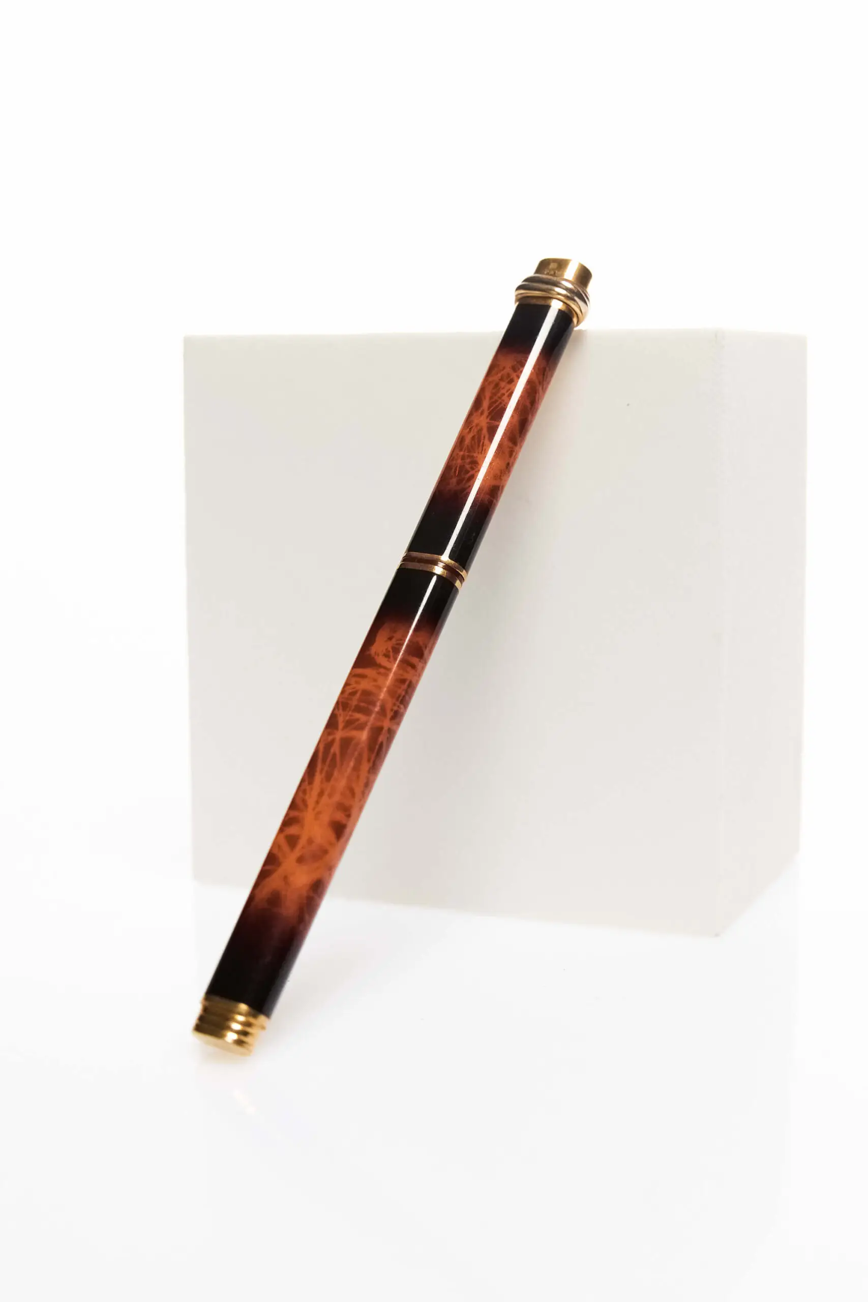 Vintage Must De Cartier Vendôme Marble Lacquer Pen 1 Vintage Must de Cartier Vendôme Marble Lacquer Pen