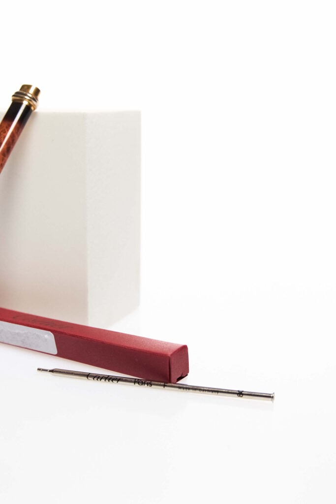 Vintage Must de Cartier Vendôme Marble Lacquer Pen