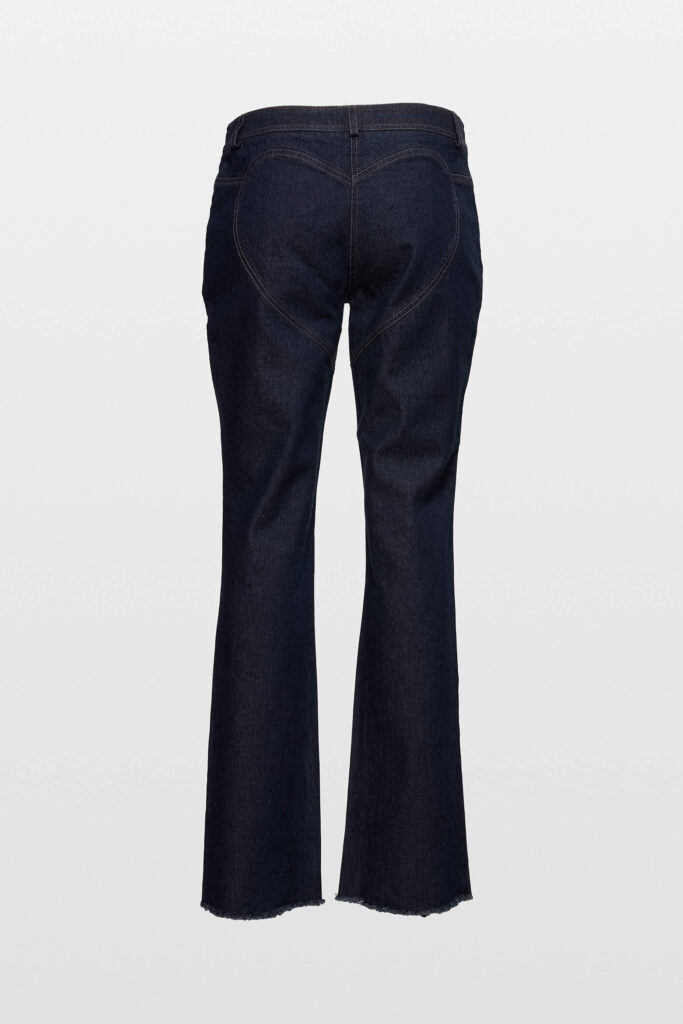 Boot Cut Heart Denim Jeans