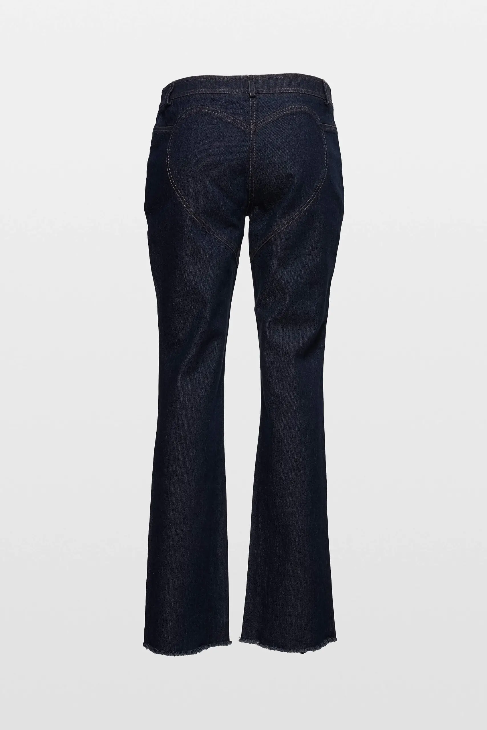 Boot Cut Heart Denim Jeans 2 Boot Cut Heart Denim Jeans