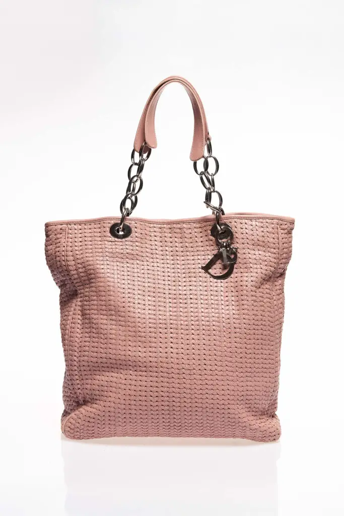 Soft Lady Dior Woven Leather Tote