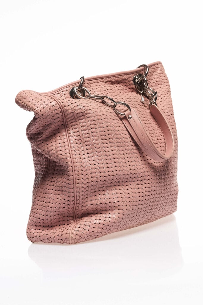 Soft Lady Dior Woven Leather Tote