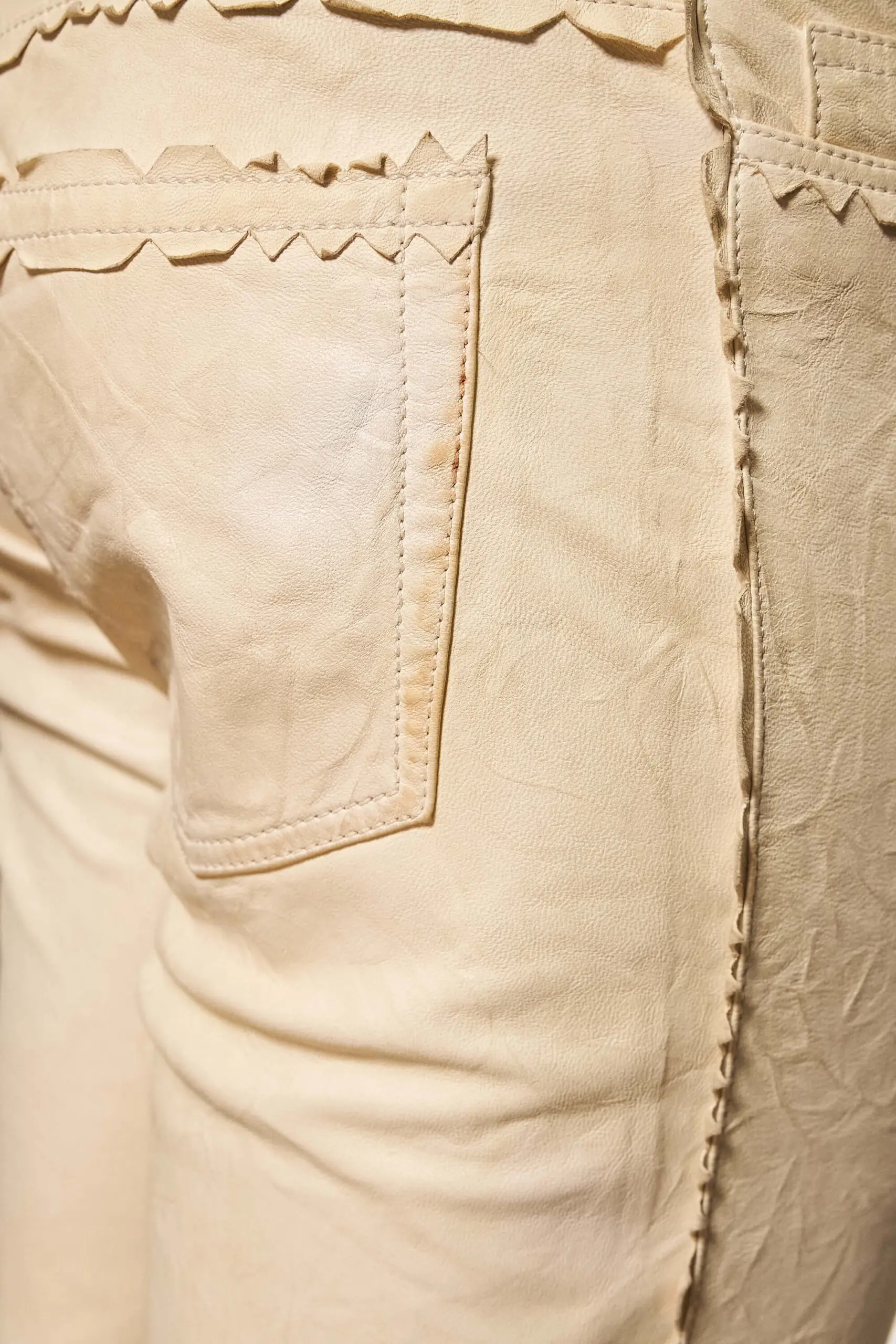 Straight Cut Lambskin Leather Pants 4 Straight Cut Lambskin Leather Pants