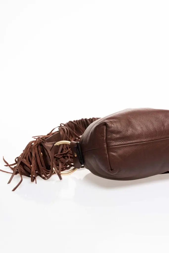 Fringed Leather Shoulder Bag
