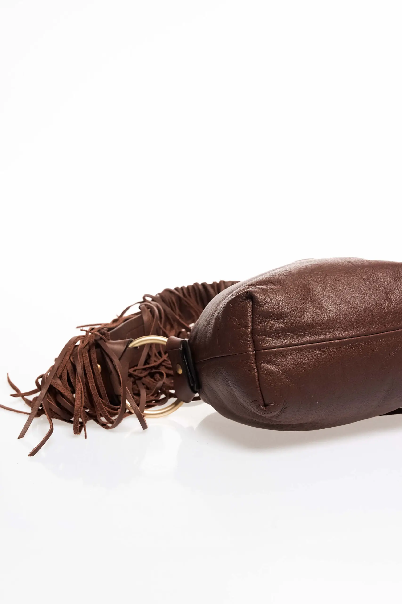 Fringed Leather Shoulder Bag 3 Fringed Leather Shoulder Bag