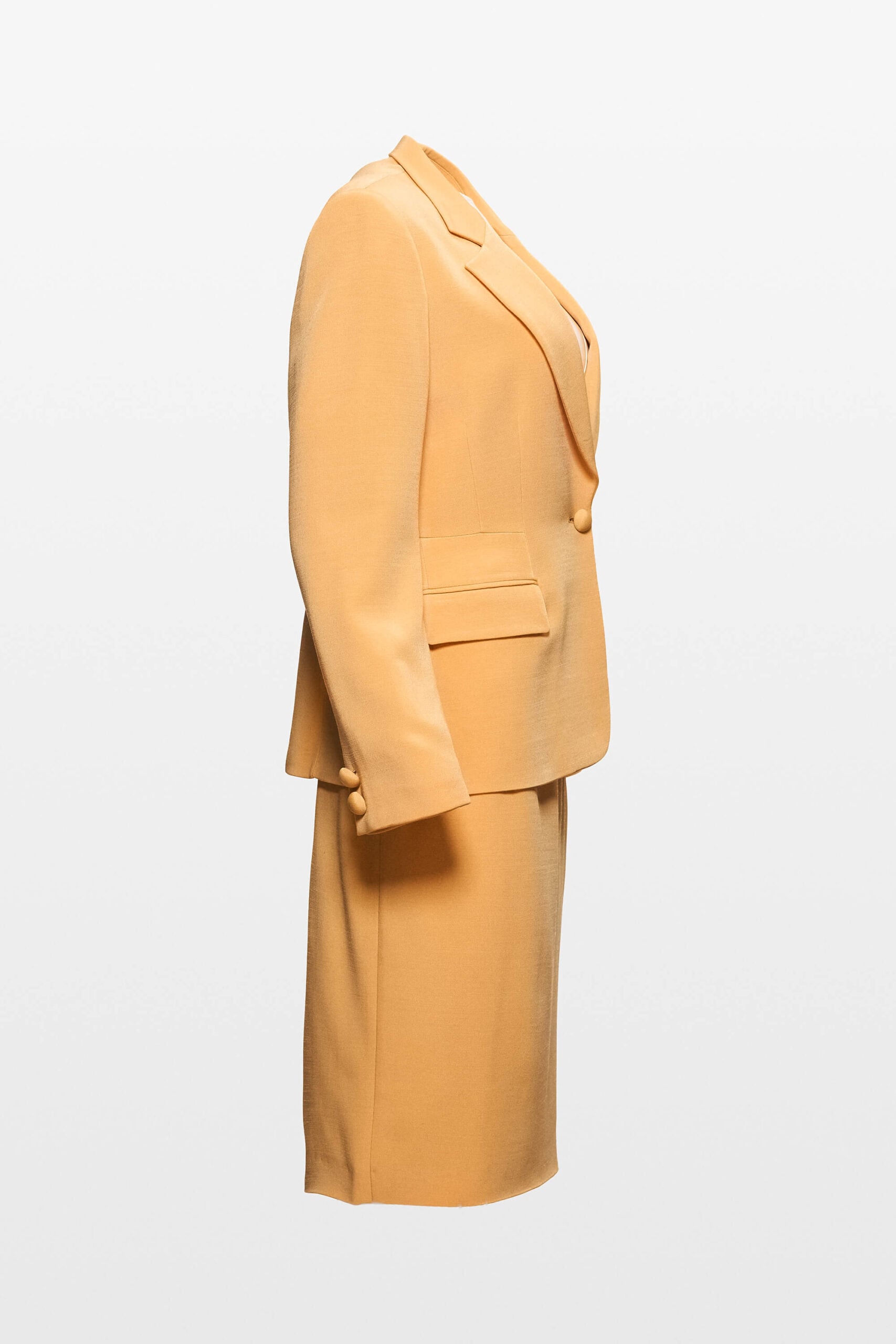 Yellow Skirt Suit Set 2 Yellow Skirt Suit Set