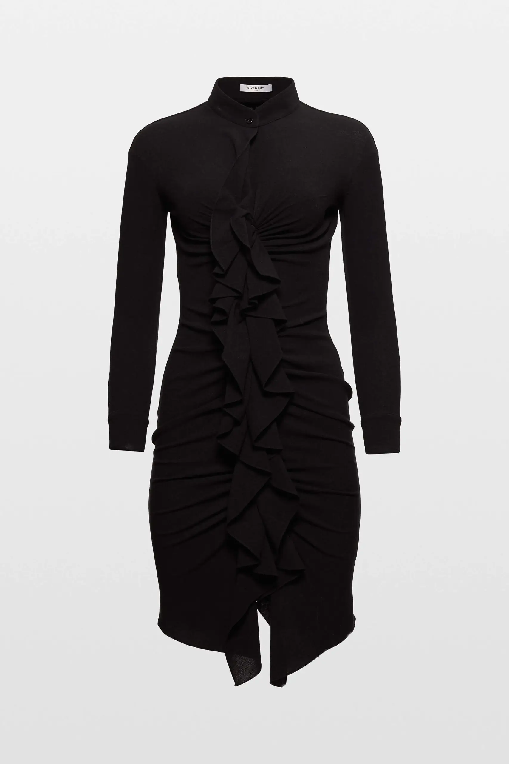 Draped Ruffle Midi Dress 1 Draped Ruffle Midi Dress