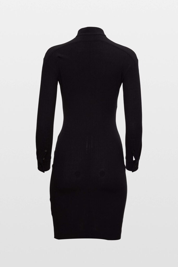 Draped Ruffle Midi Dress