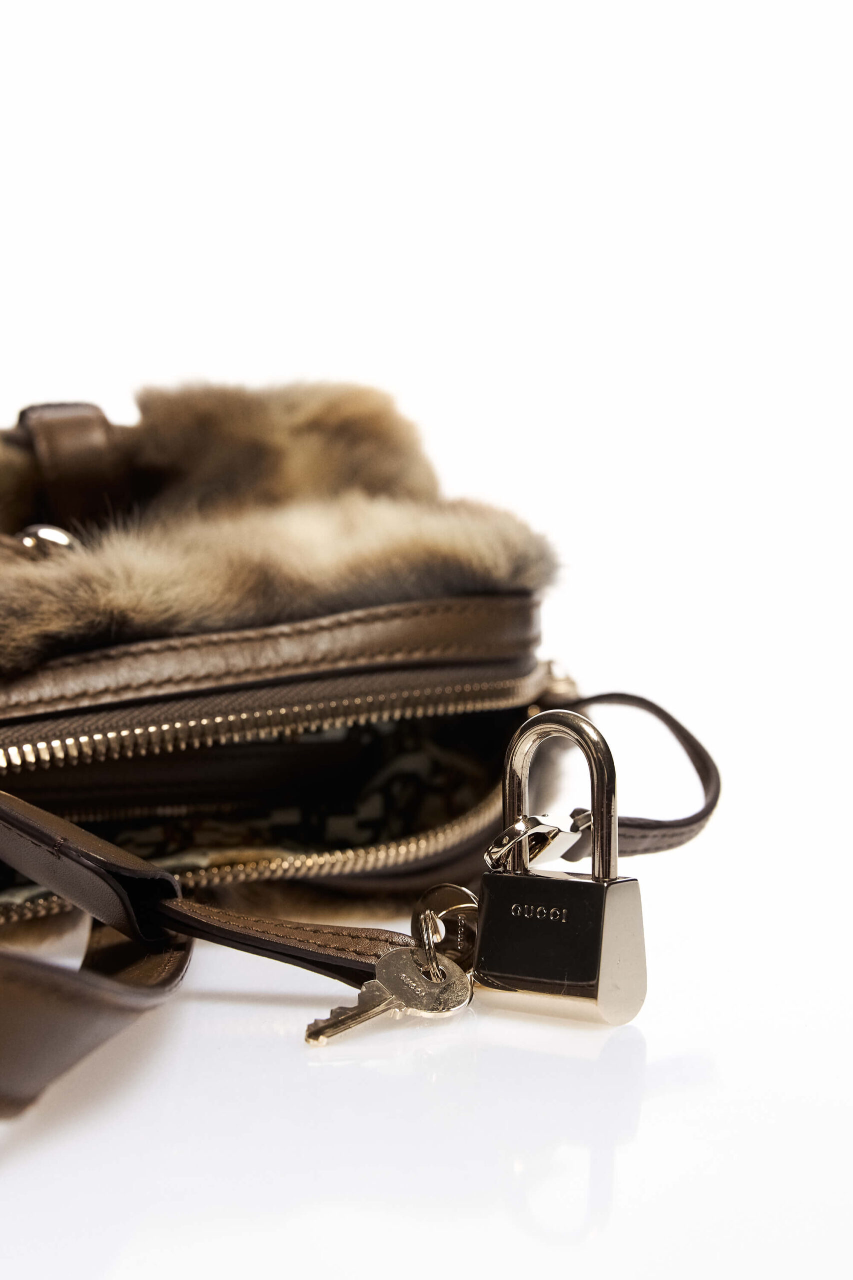 85Th Anniversary Fur Boston Bag Rare 9 85th Anniversary Fur Boston Bag Rare