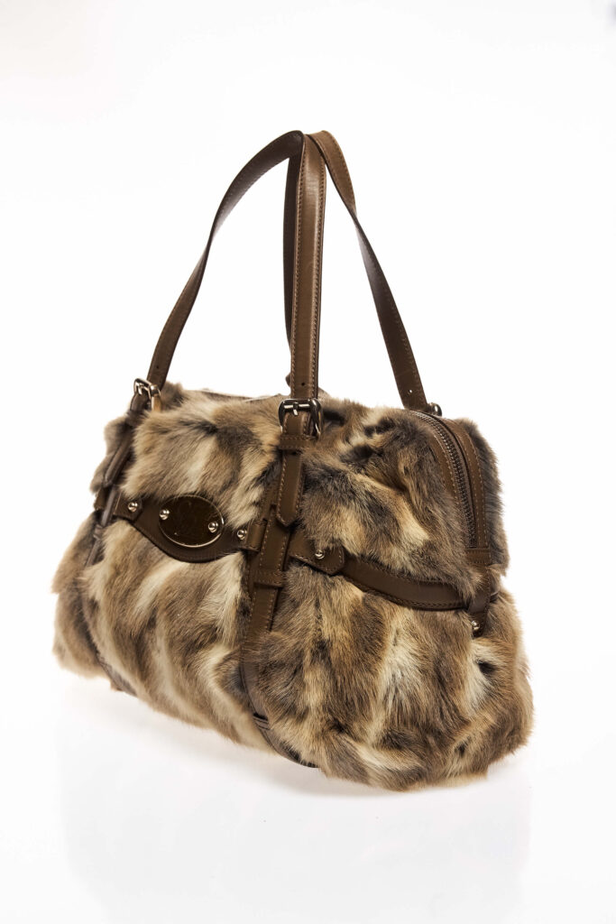 85th Anniversary Fur Boston Bag Rare