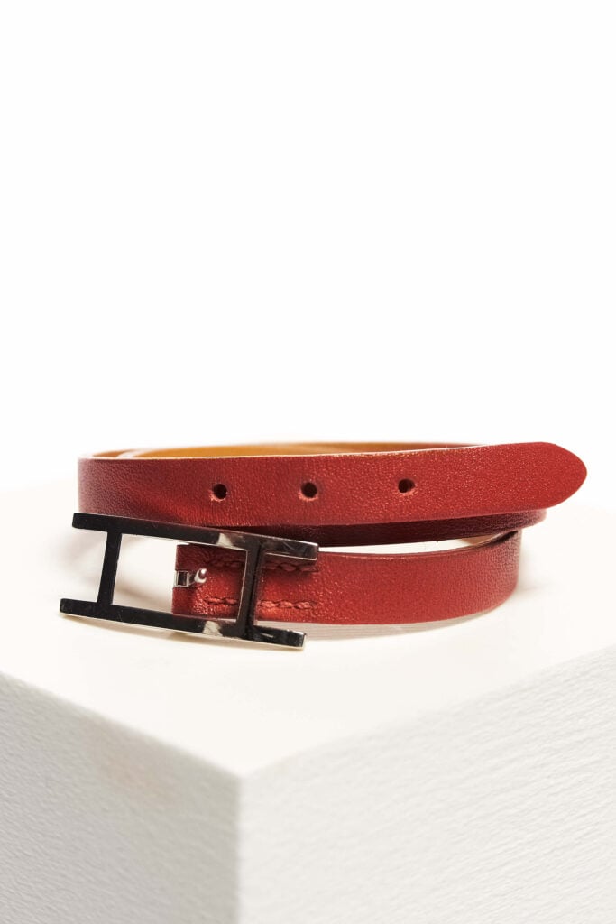 Behapi Double Tour Leather Bracelet