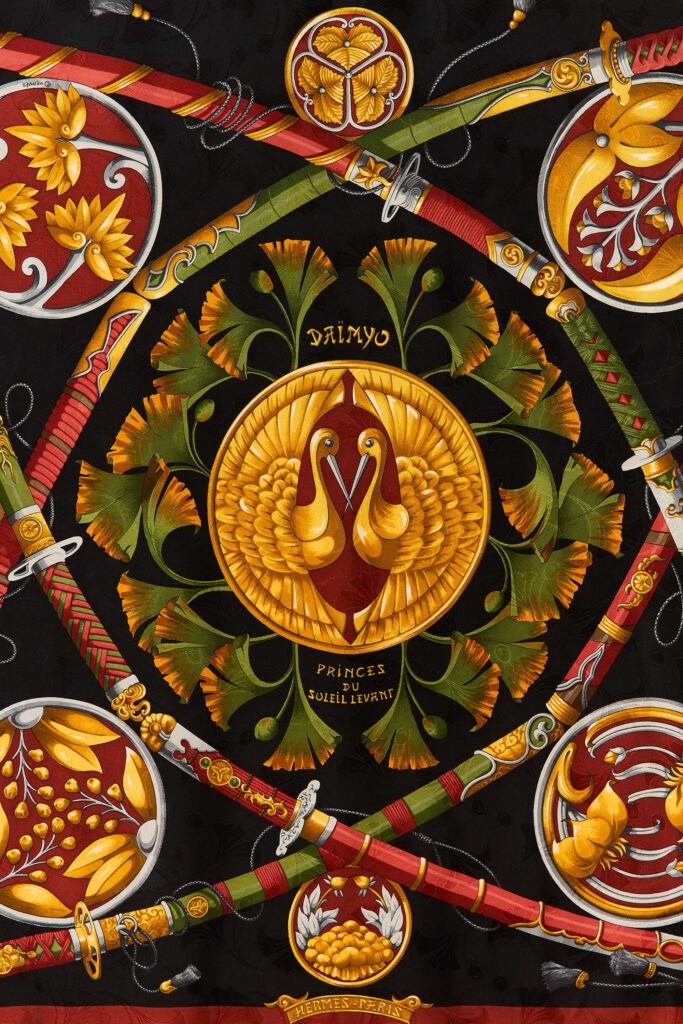 Daimyo Princes du Soleil Levant Scarf 90