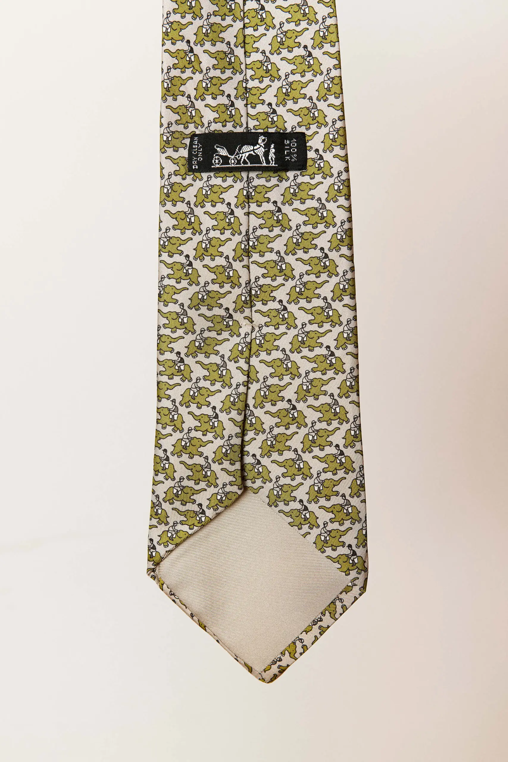Elephant Print Tie 1 Elephant Print Tie