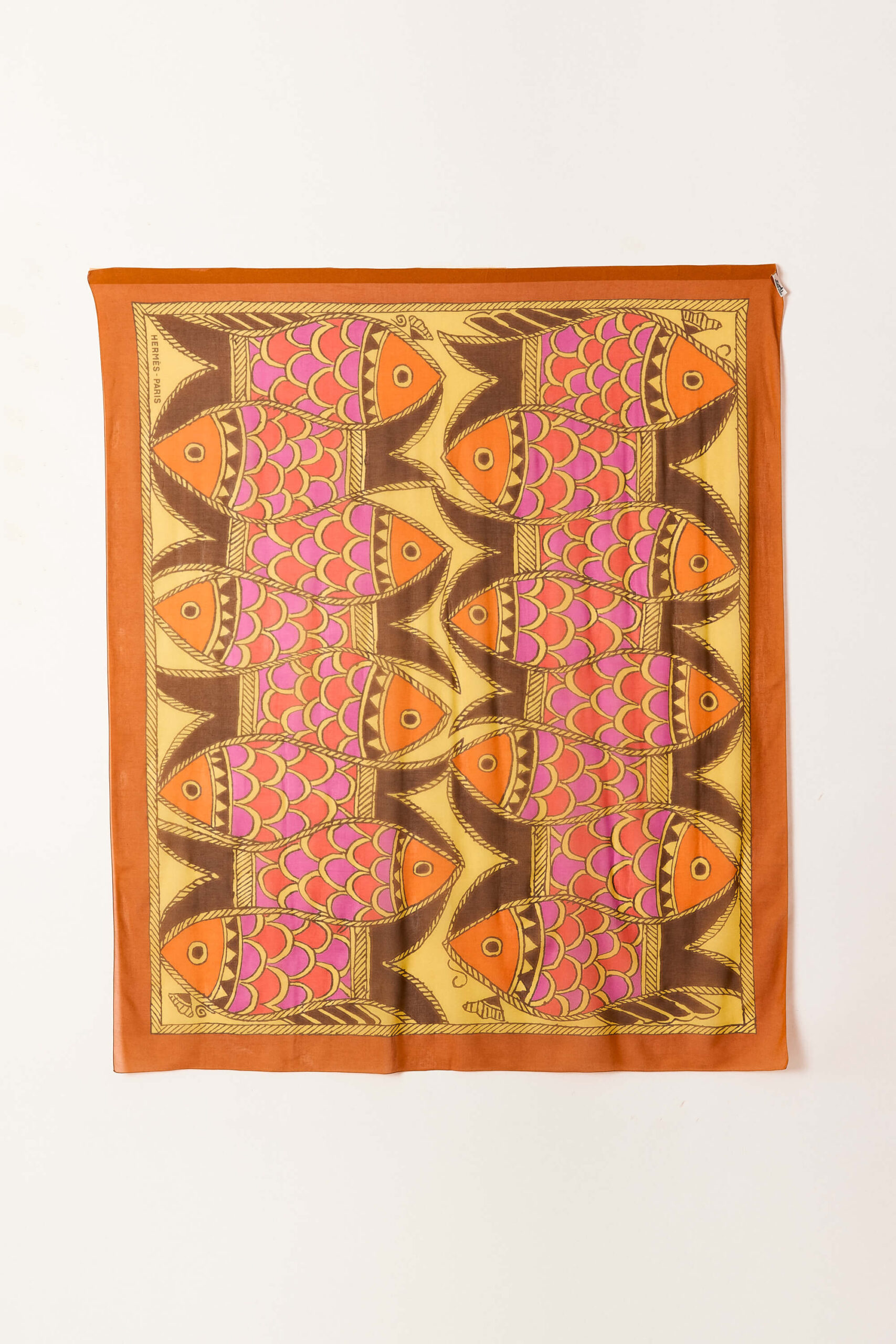 Fish Print Scarf Pareo 160 1 Fish Print Scarf Pareo 160