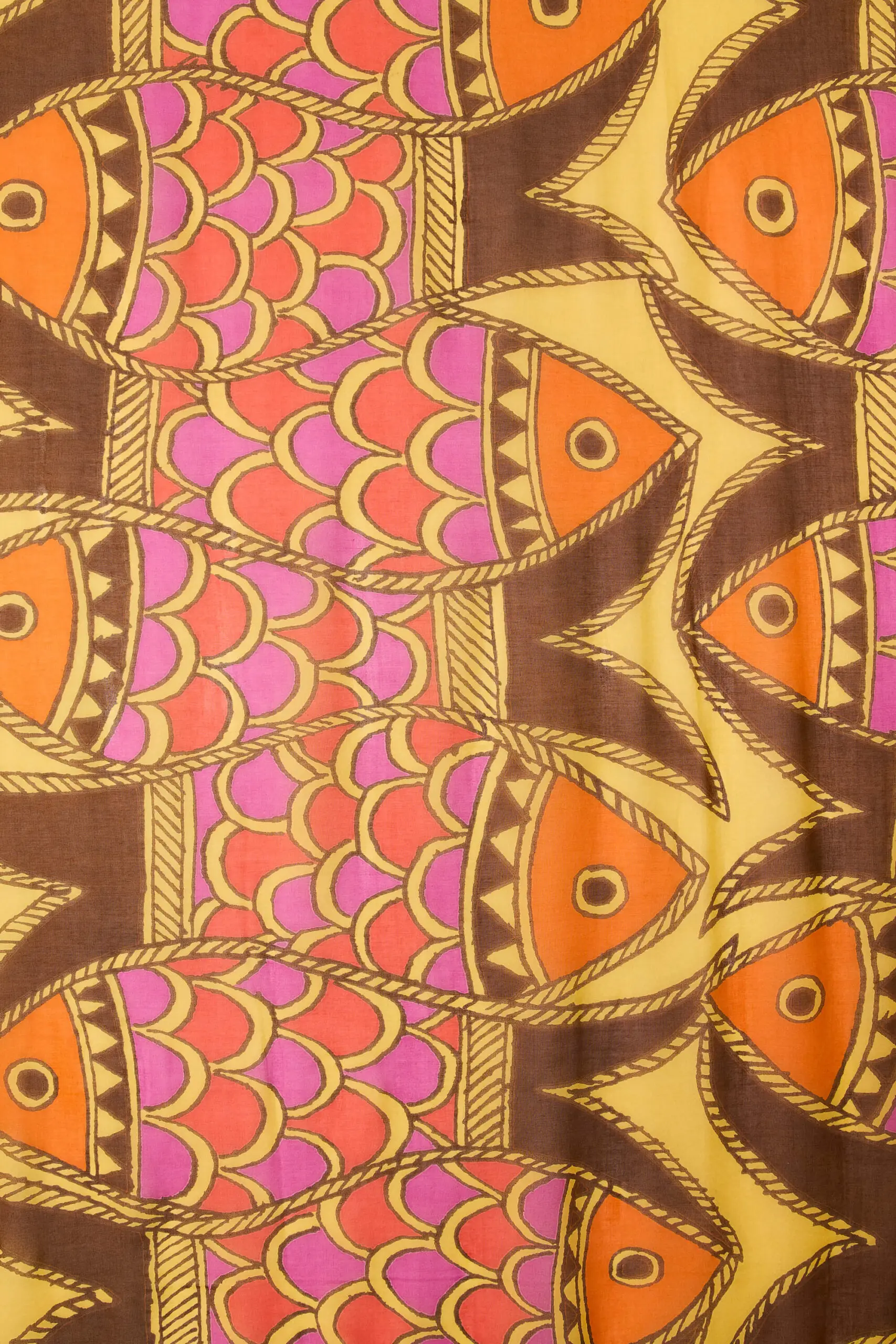 Fish Print Scarf Pareo 160 3 Fish Print Scarf Pareo 160