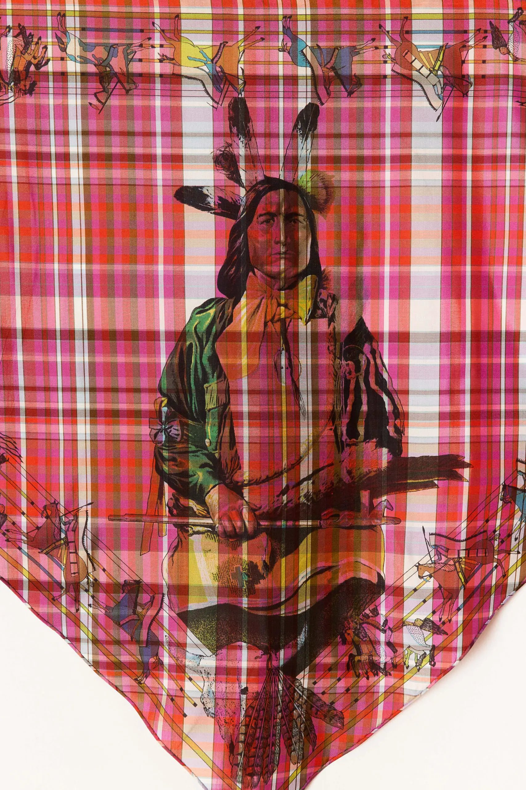 Pani La Shar Pawnee Triangle Scarf 140 2 Pani La Shar Pawnee Triangle Scarf 140